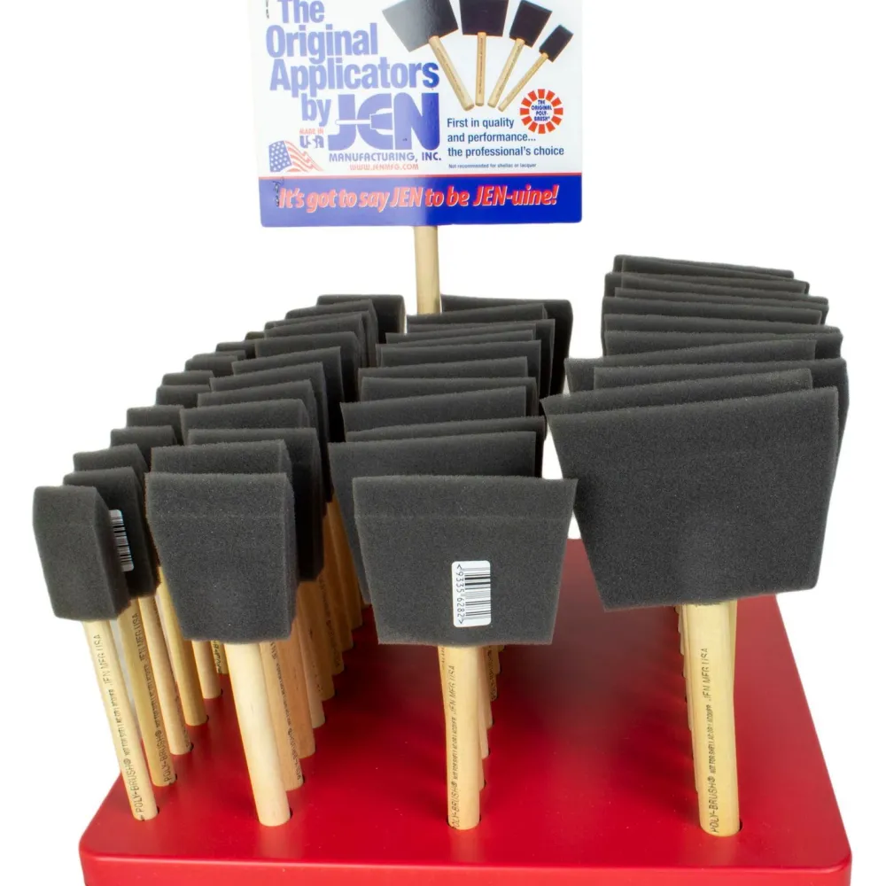 New Sivellinsetti Poly-Brush 12x25/50/75/100 mm 48 sivellintä + teline Maalaus