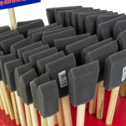 New Sivellinsetti Poly-Brush 12x25/50/75/100 mm 48 sivellintä + teline Maalaus