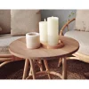 Outlet Sivupöytä Sienna, Ø55cm, ruskea Puutarhapöydät