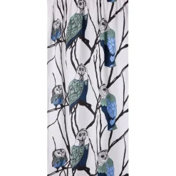 Sivuverho Huhuu, 140x250cm, sininen*Vallila Sale