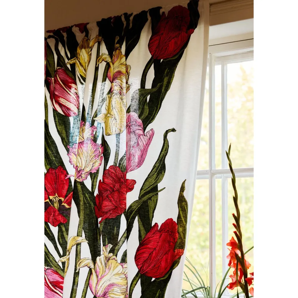 Clearance Sivuverho Kukoistus, 140x250cm Verhot
