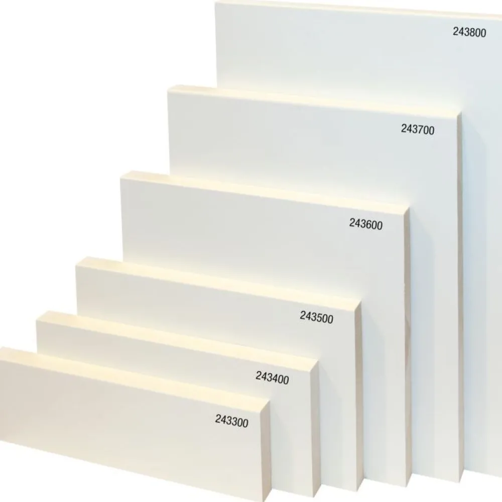Smyygilista SH 12x250x3300mm MDF valkoinen*Maler Online