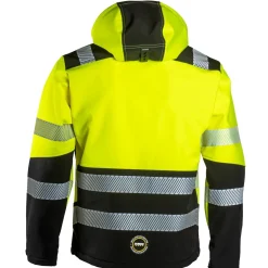 Softshell-takki 6099 huomioväri stretch tuulenpitävä vettähylkivä*Dimex Discount