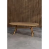 Discount Soikea ruokapöytä Kenya, 200x100cm, luonnollinen tiikki Puutarhapöydät