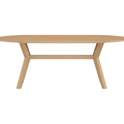 Discount Soikea ruokapöytä Kenya, 200x100cm, luonnollinen tiikki Puutarhapöydät