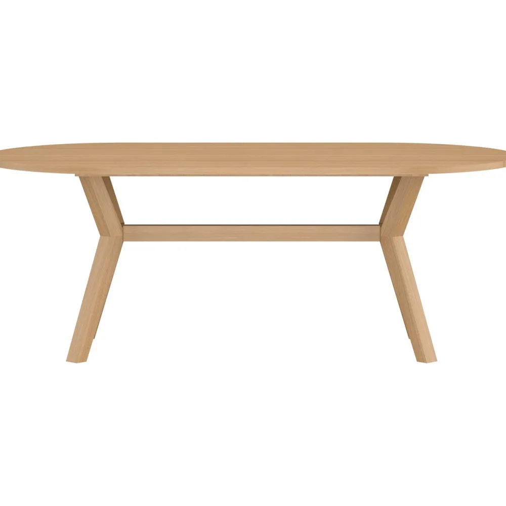 Discount Soikea ruokapöytä Kenya, 200x100cm, luonnollinen tiikki Puutarhapöydät