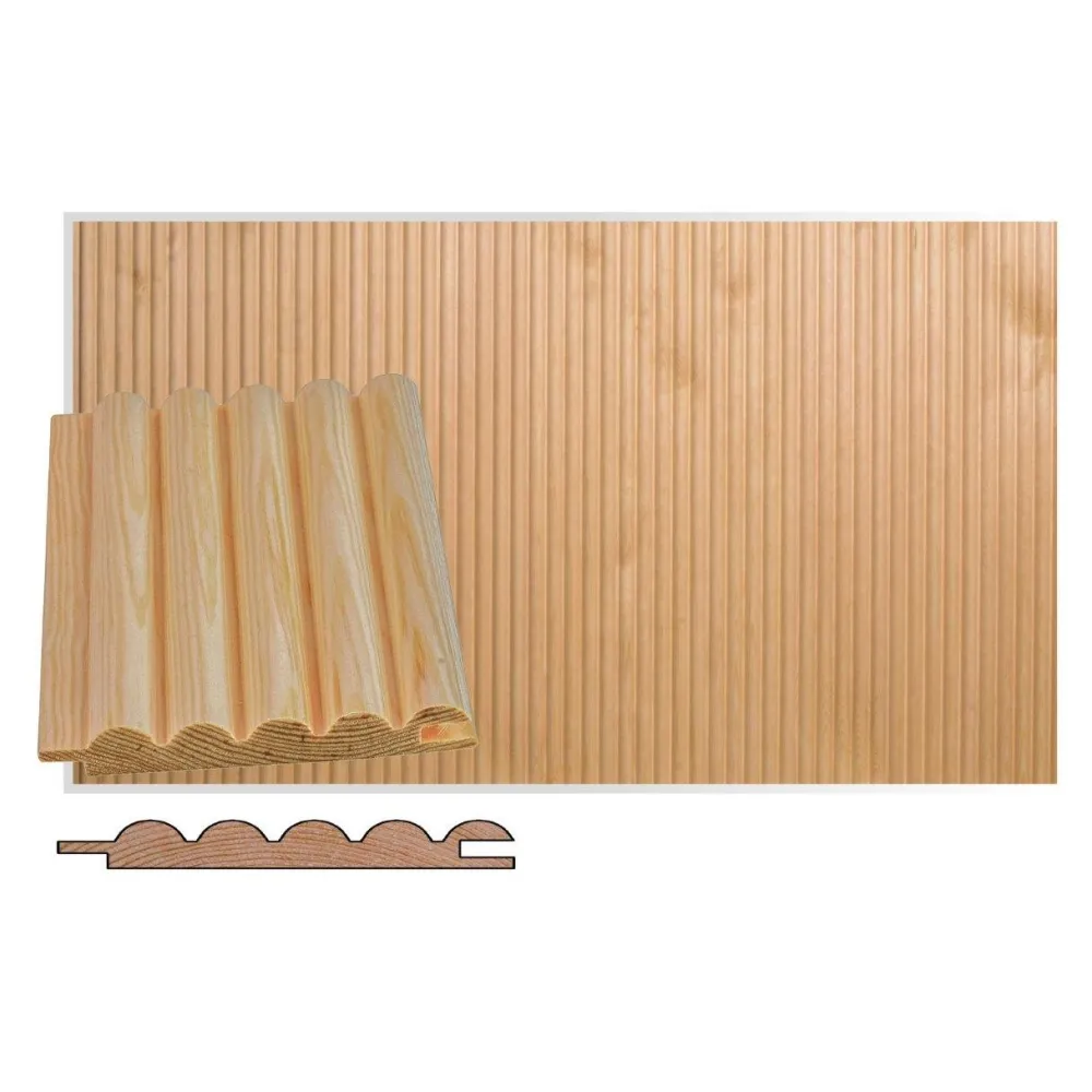 Sormipaneeli Art Spa STK, 13x88x1800mm, lämpökäsitelty mänty, saunaan*Maler Outlet