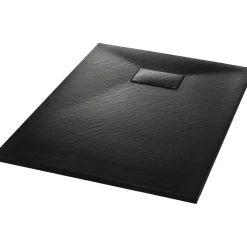 Outlet Suihkualusta 100x70 cm SMC musta Suihkualtaat
