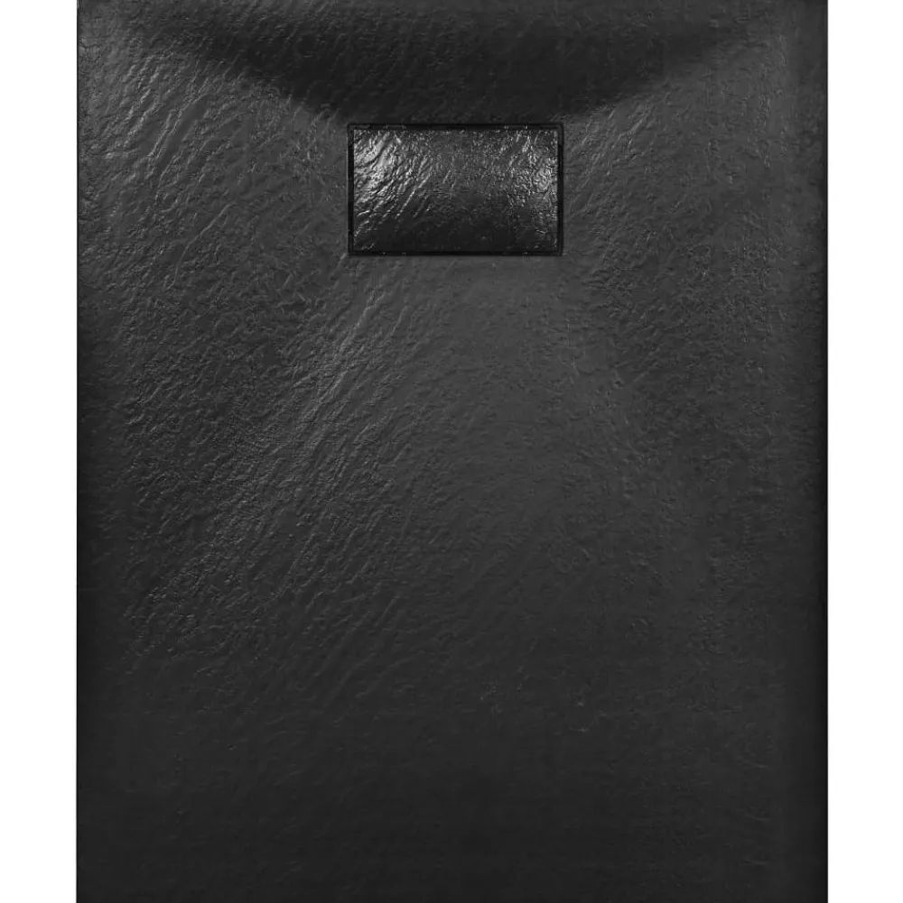 Outlet Suihkualusta 100x70 cm SMC musta Suihkualtaat
