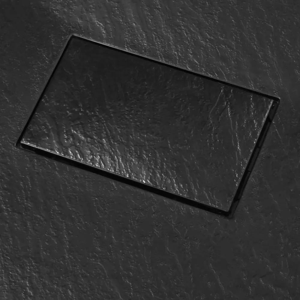 New Suihkualusta 100x80 cm SMC musta Suihkualtaat