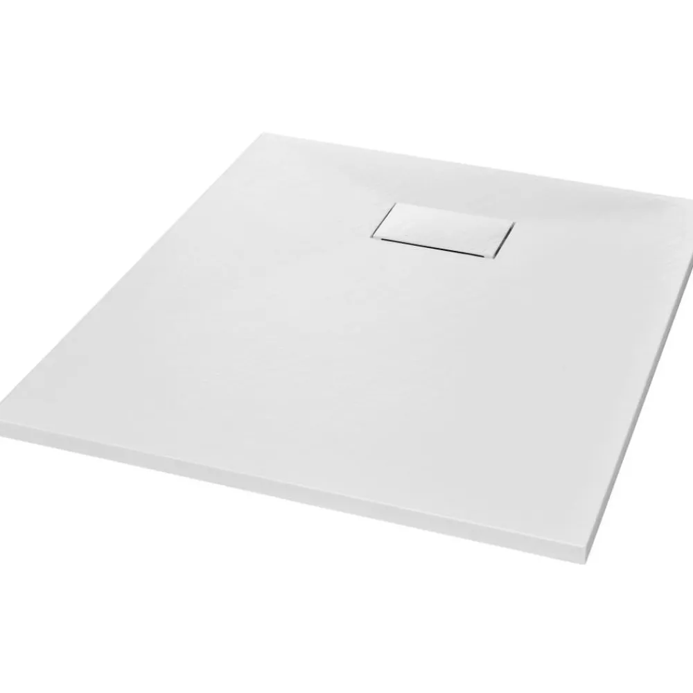 Suihkualusta 90x70 cm SMC valkoinen*FinePRICE Outlet