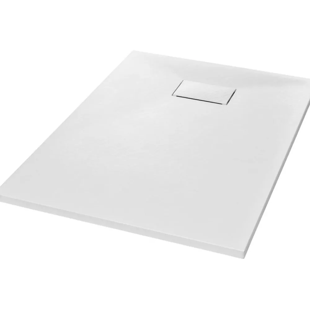 Discount Suihkualusta 100x70 cm SMC valkoinen Suihkualtaat