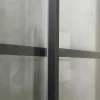 Suihkukaappi Betrakta 900x900 mm suora musta kehys*Bathlife