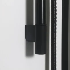 Suihkukaappi Betrakta 900x900 mm pyöreä musta kehys valkoinen suihkuseinä*Bathlife Sale