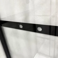 Online Suihkukaappi Betrakta, 90x70cm, pyöreä, kirkas lasi, musta kehys Suihkukaapit
