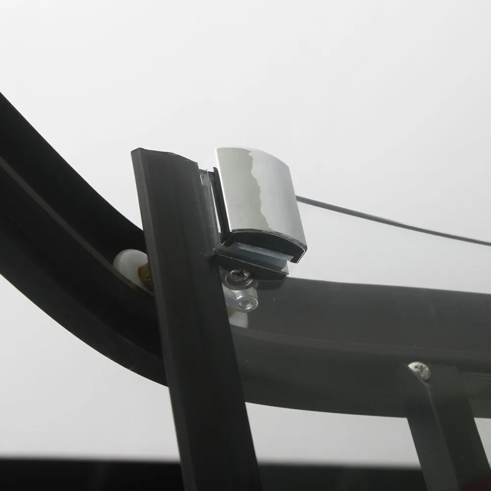 Outlet Suihkukaappi Betrakta 900x900 mm kaareva musta kehys Suihkukaapit