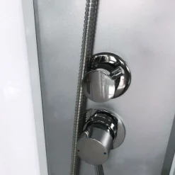 Clearance Suihkukaappi Alaska 850x850 mm valkoinen kirkas lasi Suihkukaapit