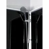 Suihkukaappi Ocean 90C 900x900 mm musta lasi Suihkukaapit