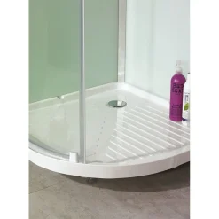 Suihkukaappi Ocean 90R 900x900 mm valkoinen lasi*Noro Hot