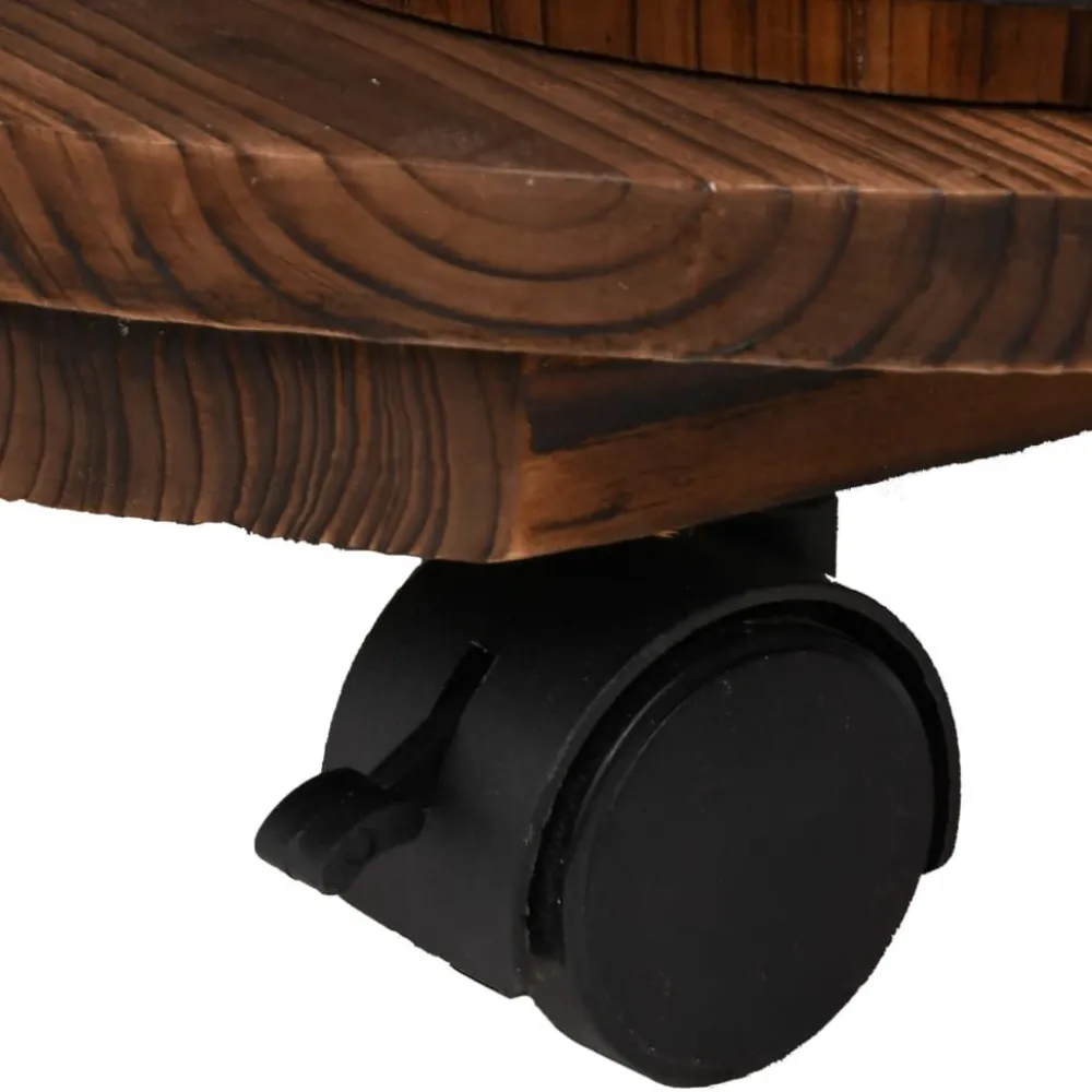 Suihkulähde rullapyörillä ja pumpulla 55x55x80 cm, kuusi*FinePRICE Online