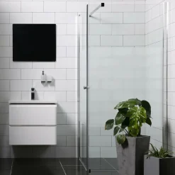 Suihkunurkka Mångsidig Vital seinä + ovi, eri kokoja*Bathlife Discount