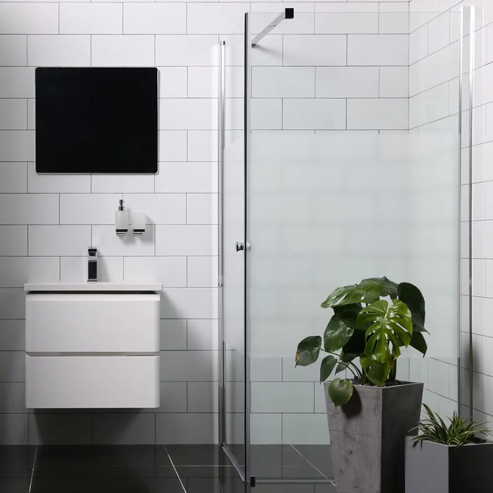 Suihkunurkka Mångsidig Vital seinä + ovi, eri kokoja*Bathlife Discount