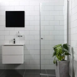 Suihkuovi Mångsidig S/P suora, eri kokoja*Bathlife Online