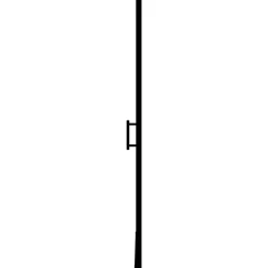 Suihkuovi karkaistu lasi musta 81x195cm Suihkuovet