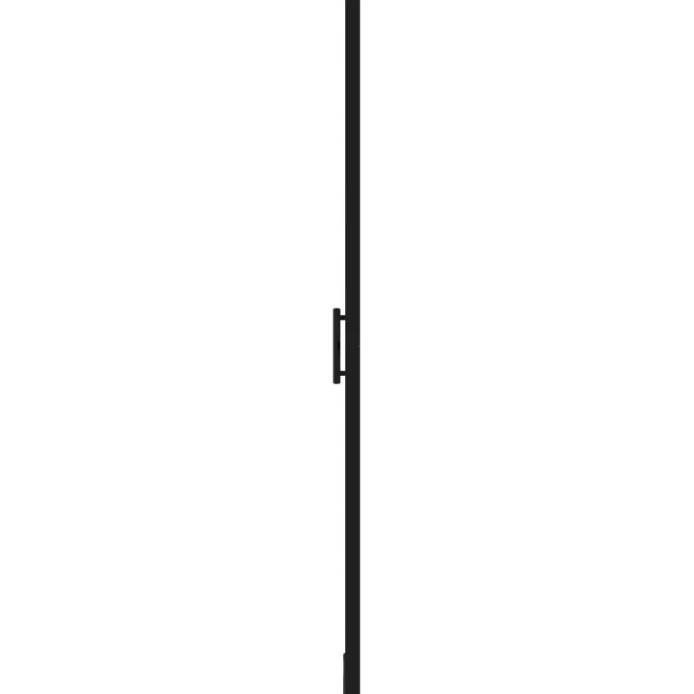 Suihkuovi karkaistu lasi 91x195cm musta*FinePRICE Best
