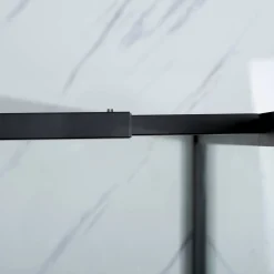 Suihkuseinä Profil 1000x2000 mm kirkas lasi musta Suihkuseinät