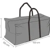 Discount Suojakassi ulkokalusteiden pehmusteille , 130x50x60cm, vettä hylkivä, musta Terassin Sisustus|Terassin Sisustus