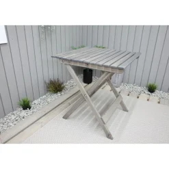 Outlet Taitettava puutarhapöytä Wilma 65x65cm er värejä Puutarhapöydät