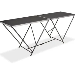 Taittuva tapetointipöytä mdf ja alumiini 200x60x78 cm*FinePRICE Clearance