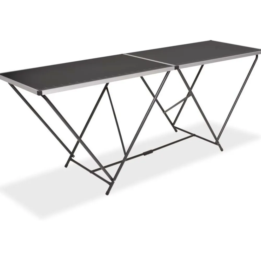 Taittuva tapetointipöytä mdf ja alumiini 200x60x78 cm*FinePRICE Clearance