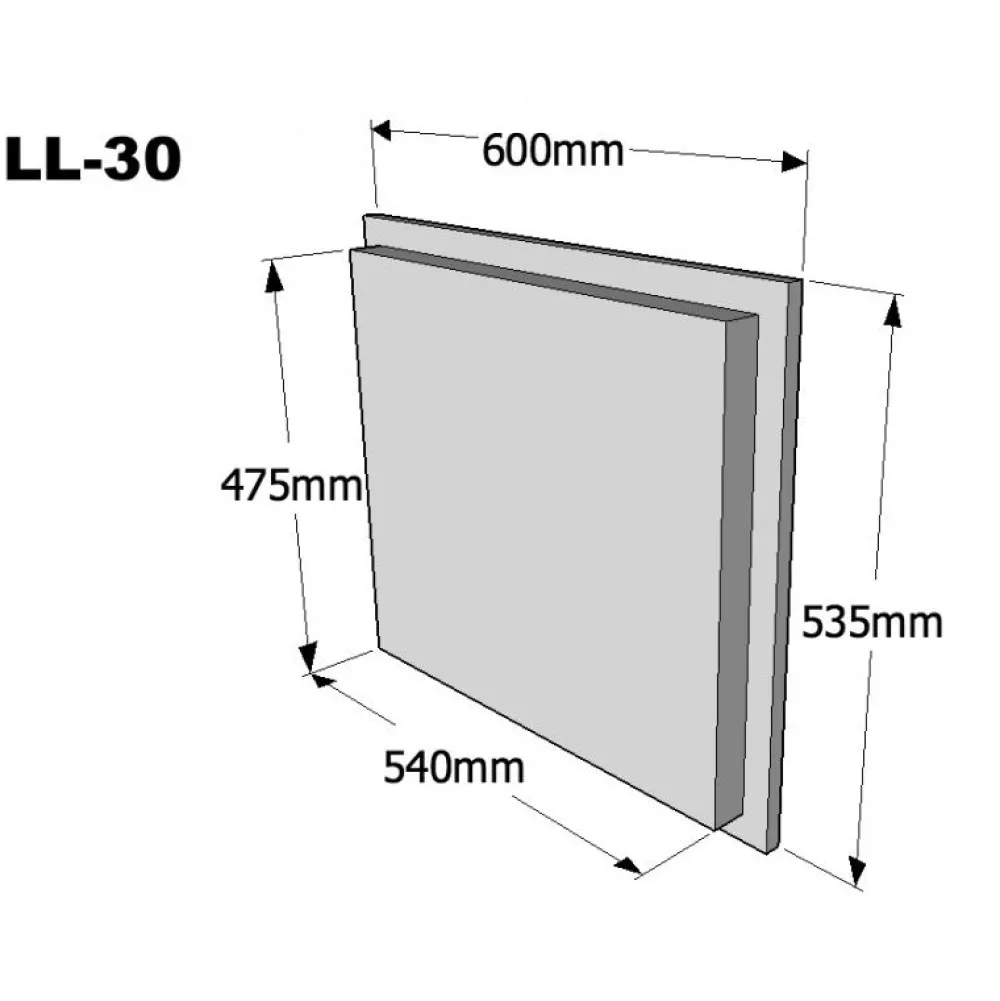 Takkaluukku Suora 600 x 535mm eri värivaihtoehtoja Takkaluukut