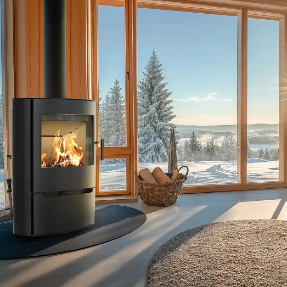 Discount Takka Renvik, 10kW, 138,5kg, musta Kamiinat Ja Kevyttakat