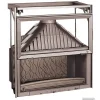 Takkasydän 1100 Grande Vision, ylös avautuva luukku, 18 kW, harmaa/malmi, 265 kg*Invicta Best