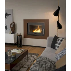 Sale Takkasydän Foyer Optimise 700 savupellillä, 7 kW, 65 kg Takkasydämet