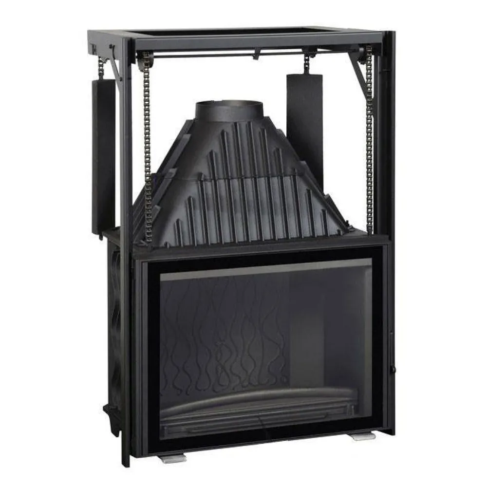 Takkasydän 800 Grande Angle hissiluukku 14 kW 202 kg*Invicta Clearance