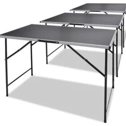 Tapetointipöydät 3 kpl kokoontaitettava*FinePRICE Discount
