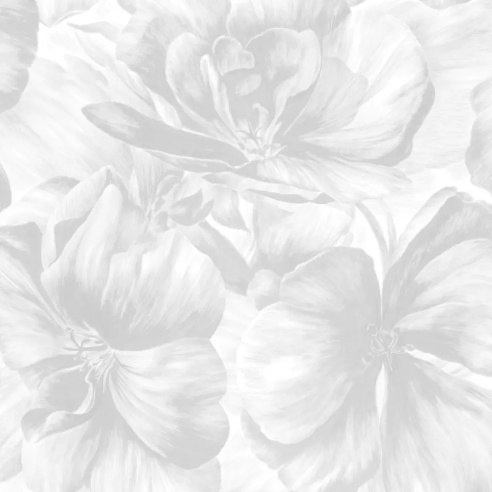 Tapetti Belle 5339-1, non-woven, ruusu, romanttinen, vaalea/harmaa Kuitutapetit