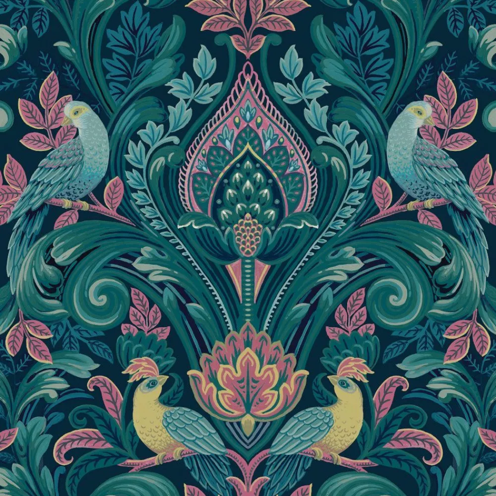 Tapetti Arcadia A67801-A67802, non-woven, vinyylipinta, lintu*Grandeco New