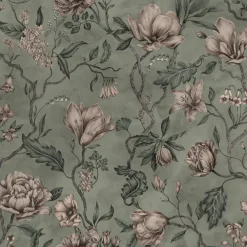 Best Tapettipaneeli Belinda non-woven mittatilaus vihreä Mittatilaustapetit