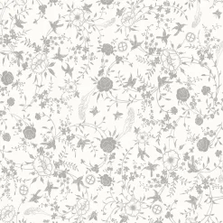 Outlet Tapetti Ivana Helsinki Joshua Tree 5249-2, non-woven, maalaisromanttinen, valkoinen/harmaa Kuitutapetit