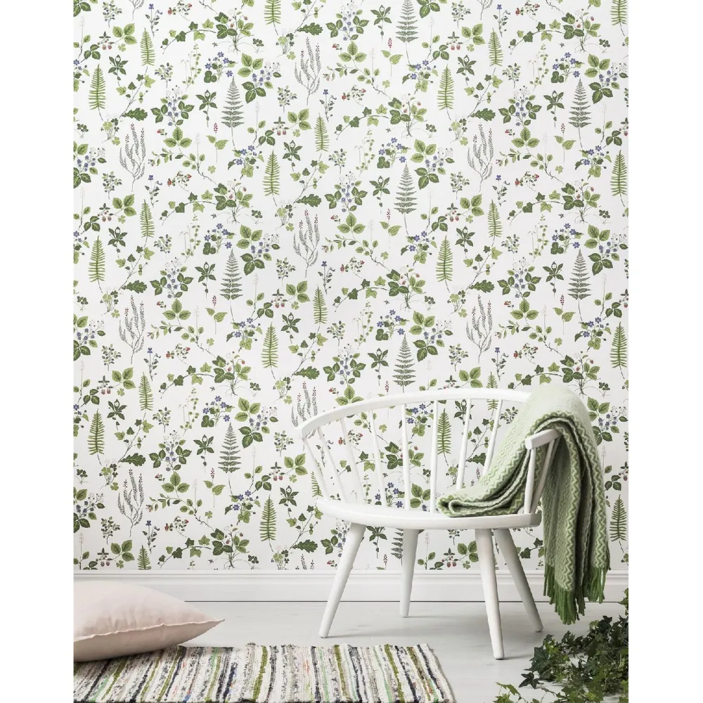 Hot Tapetti Metsäpolku 5259-3, 0,53x11,2m, non-woven, romanttinen, vihreä Kuitutapetit