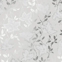 New Tapetti Rantaniitty 2965-3, 0,53x11,20 m, non-woven, romanttinen, harmaa/hopea Kuitutapetit