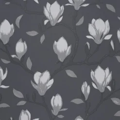 Tapetti Unelmia 5228-6, 0,53x11,2m, non-woven, romanttinen, tummanharmaa*Sandudd New