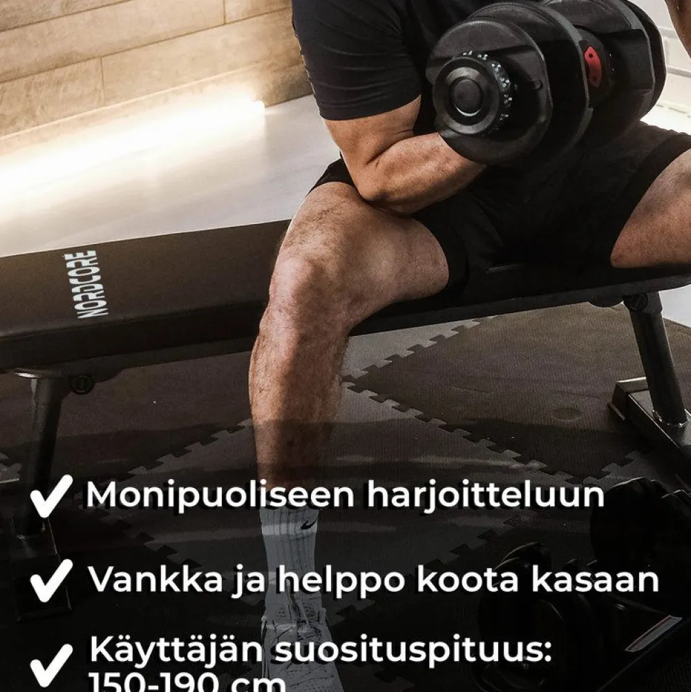 Discount Tasapenkki Core Kuntosalilaitteet