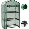 3-tasoinen minikasvihuone 69x49x125 cm*FinePRICE Discount
