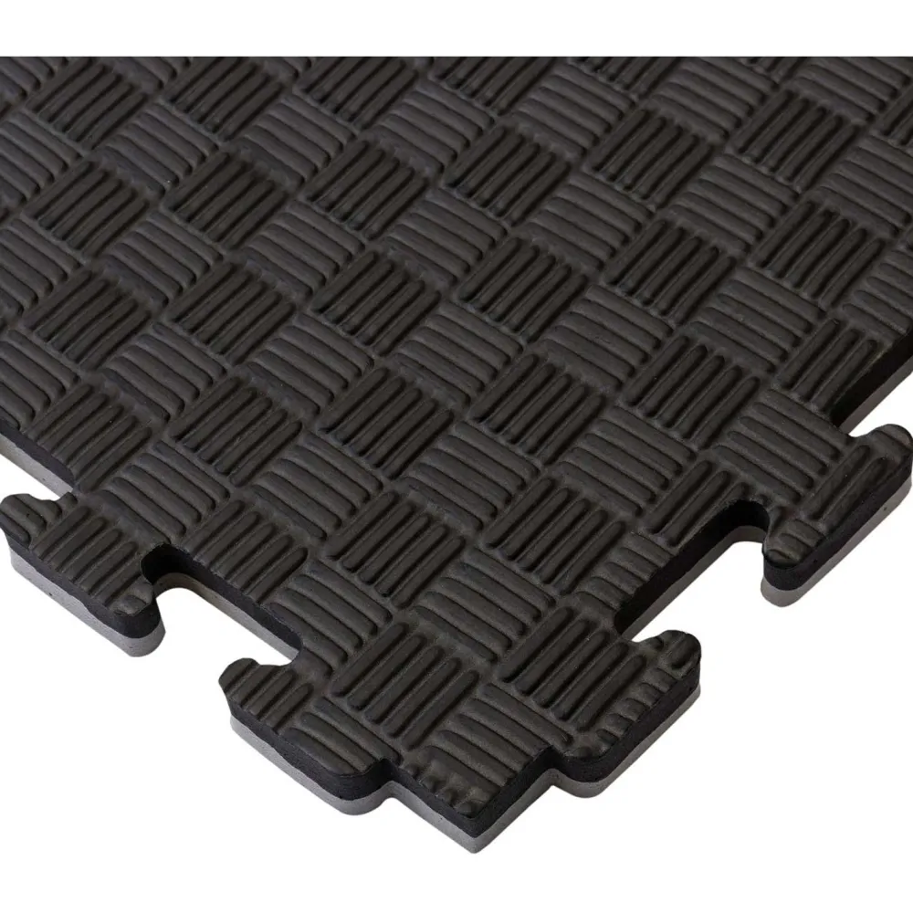 Tatamimatto , 100x100x2 cm, musta/harmaa*React Outlet